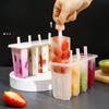 4 Old Popsicle Mold with Cover Home Children Popsicle Ice Cream Mold Diy Ice Cream Mold