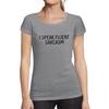Ultrabasic Tee-Shirt Femme Manches Courtes I Speak Fluent Sarcasm