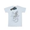 Harry Potter Mens Dragon Line Art T-Shirt