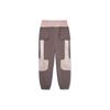 Li Ning Badfive Letter Print Color Block Jogger Pants Men Bottoms Sparrow-Brown AYKR545-2
