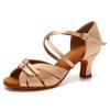 Professional Women Latin Dance Shoes Salsa Ballroom Dancing Shoes Indoor Middle Heel 5cm