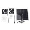Solar Powered Exhaust Fan Kit 14W Silent Versatile Reliable Motor Solar Panel Vent Fan for Home