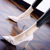 Design Sense Niche High Heels Women's Spring and Autumn New Pointed Thin Heels Fashion Not Tired Feet Single Shoes