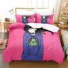 Luxury New 3D Print Anime Mieruko-chan Bedding Set Duvet Cover Bed Set Quilt Cover Pillowcase King Queen Boys Adult Bedding Set