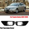 Pair For Toyota Camry 2007-2009 Front Bumper Lower Fog Light Trim Bezel Cover