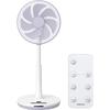 [Exclusive To .co.jp] Yamazen Living Room Fan (Equipped with Nidec DC Motor) Quiet, Remote Control Included, Automatic Left/Right Swing, 12 Levels of