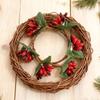 Rings, Red Berry Wreaths, Christmas Decoration Needle Napkin Rings
