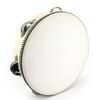 Portable Tambourine, Hand Drum, Birch Wood with Metal Bell and Peel, 1 Piece (8 Inch)
