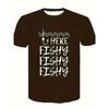 Men's Casual Letter Print T-Shirt - Comfortable Polyester, Round Neck, Summer Fashion Top