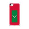Coque - iPhone - Drapeau Des Maldives - Silicone Souple - Protection Complète - Fine Et Légère