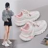 2025 Chunky Casual Shoes Womens Sneakers Autumn New Breathable Increased Tennis Trainers Fashion Lace-up Female Vulcanized Shoes
