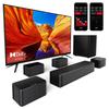 ULTIMEA Poseidon D80 7.1 Channel Soundbar Subwoofer Speaker Kit, Dolby Atmos, 460W Peak Power, APP Control