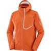 Striped Zip-Up Hooded Long Sleeve Jacket Men Jackets Orange LC2271700