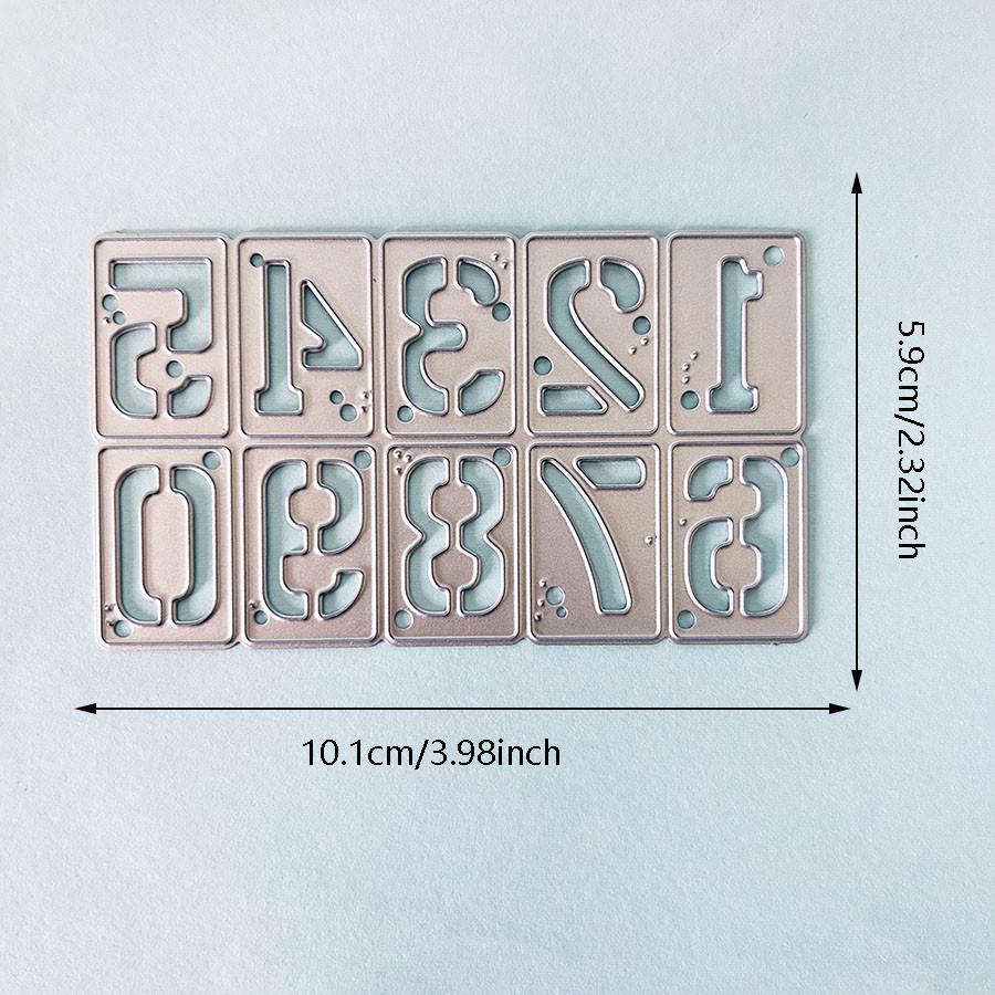 Digital Decoration Metal Cutting Dies Stencil for DIY Scrapbooking Photo Album Embossing Paper Cards Crafts Diecuts