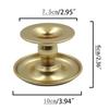 Handmade Round Candlestick Romantic Metal Candle Holder Modern Long Pole Candle Cup  Home
