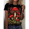 2025 Women's Plant Fruit 3d Printing Women's T-shirt Casual Fashion Short-sleeved Top