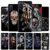 Skull Skeleton Black Art Phone Case Cover Coque For Iphone Xiaomi Mi Samsung Galaxy Redmi Note A S 11 12 13 14 15 22 23 24 5G Pro Plus Max Fe Ultra