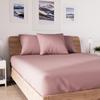 Cotton Fitted Sheet 160x200 Cm JERSEY Old Pink, by Soleil D'ocre