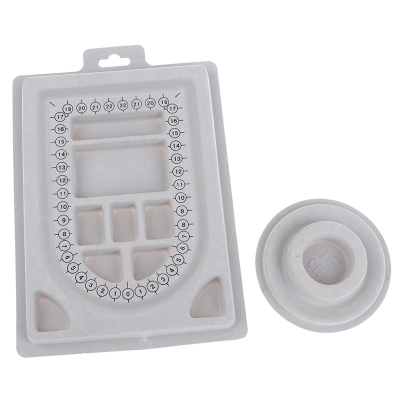 Flocked Bead Board Bracelet Necklace Beading Measuring Tools Diy Jewelry Making