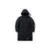 Li Ning Sports Fashion Loose Thick Long Down Jacket Men Outerwear Standard-Black AYMP041-2