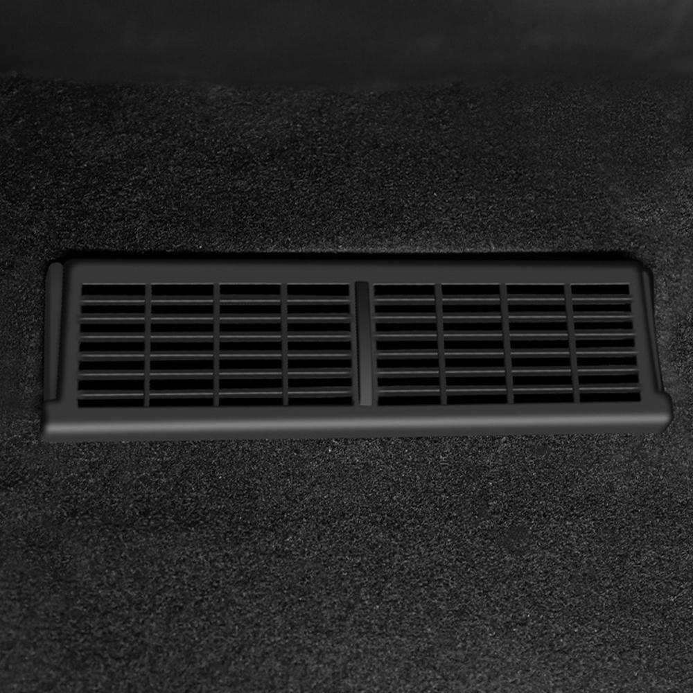 Decoration Modified Car Air Outlet Cover Model Y Accessories 2pcs For Tesla Model Y Under Seat Vent Protection Cover Dustproof Protect Covers