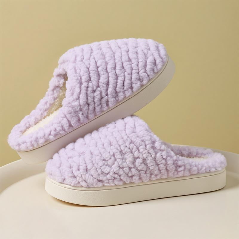 Winter Turtle Shell Cotton Slippers Women's New Indoor Home Home Home Non-slip Warm Plush Slippers Men's