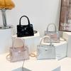 Fashionable Handbag with Bows In Spring New High-value One-shoulder Crossbody Bag Small Square Bag Korean Version