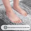 Thickened Bedroom Carpet Bathroom Door Mat Absorbent and Dirt-resistant Household Bathroom Floor Mat Non-slip Mat
