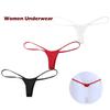 Women's Stretchy Low Rise Micro Mini G-String T-Back Thongs Bikini Lingerie Underwear