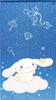 Noren Kobo Cinnamoroll Interior Goods, Miscellaneous Goods, Noren Curtain, Tapestry, Poster, Width 85cm X Length 150cm, Sanrio Characters, Night Sky,