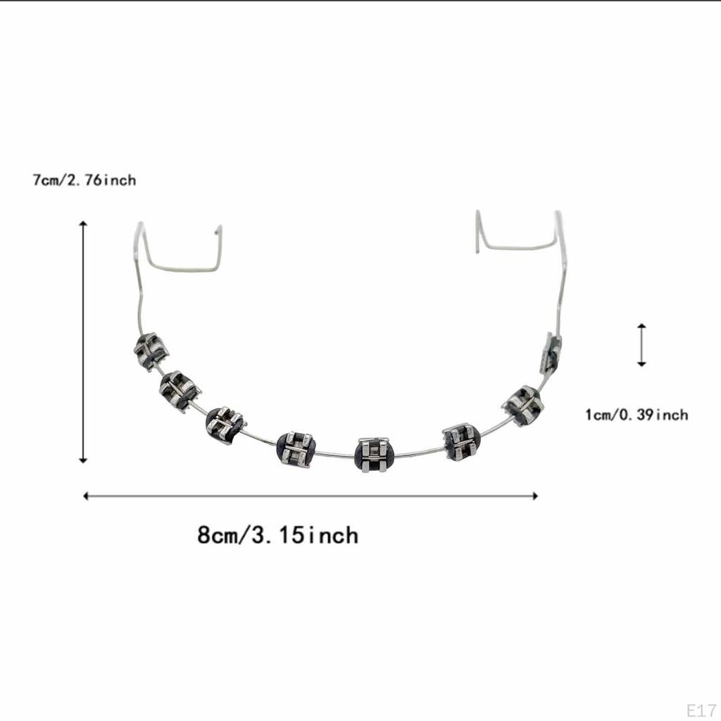 Temporary Tooth Decoration with Case for Classroom Instruction Fashion Brace