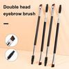 3Pcs Double-headed Eyebrow Brush Set Spiral Bevel Eye Makeup Brush Plastic Handle Eyelash Brush Professional Eyelash Comb Eyebrow Tool