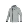 Logo Print Solid Color Sports Training Casual Jacket Men Jacket Gray 1379806-011
