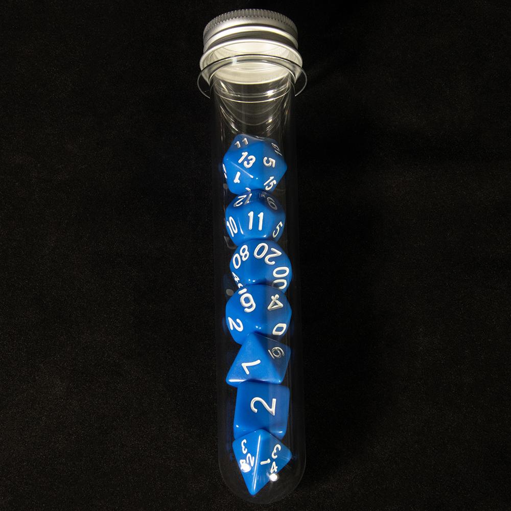 Polyhedral Dice Set 7Pcs Role Playing Game Dice with Tube for Table Board Game RPG D&D