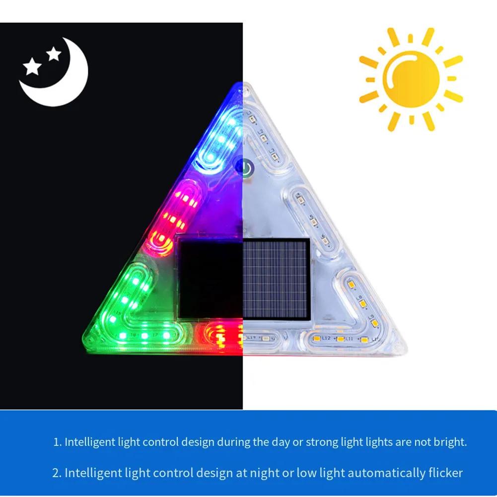 12V LED Aircraft Signal Strobe Lights USB Chargeable Bike Drone With Remote Control Triangle Car Brake Tail Light