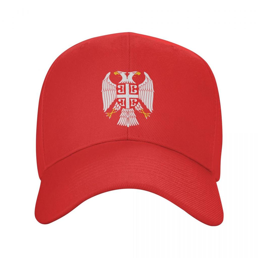 New Serbian Eagle Coat Of Arms Baseball Cap Women Unisex Breathable Serbian Flag Dad Hat Outdoor Snapback Caps