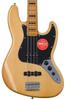 Squier by Fender Electric Bass Classic Vibe Jazz Maple Natural with Soft Case '70s Bass®, Fingerboard,