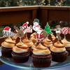 Christmas Theme Cake Topper Set