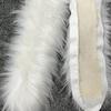 1M Fluffy Trim Imitation Raccoon Artificial Fur Stripe Decoration New Big Fur Collar