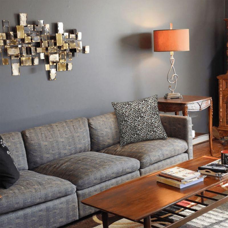 Custom Leopard Skin Print Pillow Case 45x45cm Home Decorative Fashion Cheetah Camouflage Outdoor Cushions Square Pillowcase