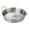 Endo Shoji Super Denji Frying Pan, 42cm, Stainless Steel, for Induction Cooktops, Made In Japan, AAG3905