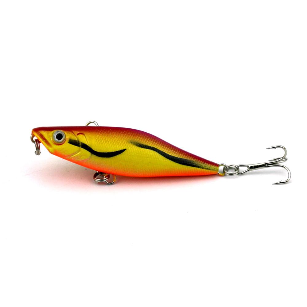 1pc Hengjia 7.5cm/7.5g Topwater Popper Fishing Lure Floating Fishing Bait