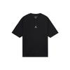 Next Stop Dongdan Series Cloud Logo Print Round Neck Short Sleeve Drop Shoulder T-Shirt Men Tops Black FD6555-010