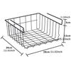 1PC Home Storage Basket Kitchen Multifunctional Storage Rack Under Cabinet Storage Shelf Basket Wire Rack Organizer Basket