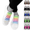 Fashion Sport Shoelaces Elastic Silicone Multicolor Teen Men Boys Girls Women 16pcs/set