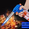 1300-Degree Portable Gas Flame Torch Flamethrower Kitchen Barbecue Flame Ignition Blowtorch for Cooking Welding Equipment