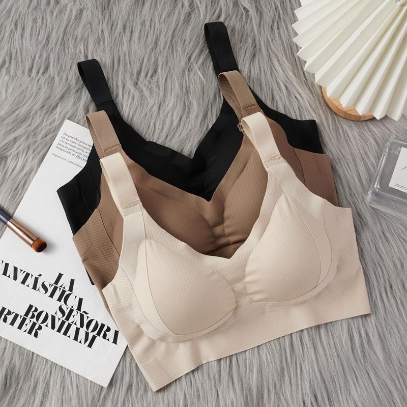 Women's Plus Size Bras Anti-sagging Seamless Comfortable Women's Bras Full Cup Underwear Bras for Big Breasts L-2XL