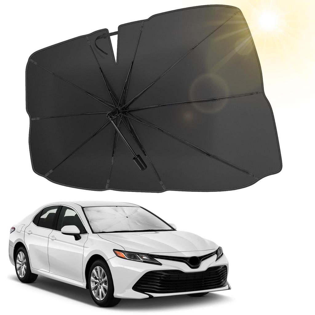JOYTUTUS 4405 Sun Shade Car Front Nbox Mini Car Umbrella Sun Shade Windshield Car