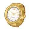 JEWELRYWE Ring Watch Number Dial Stylish Accessories Ring Watch Birthday Christmas Present Gold Men's Women's
