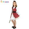 Pirates of the Caribbean Cosplay Costume Girl Noble Red Pirate Masquerade Ball Stage Performance Costume
